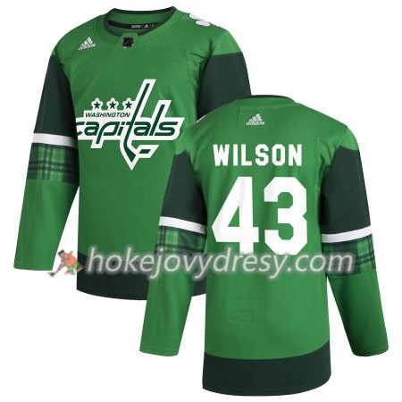 Pánské Hokejový Dres Washington Capitals Tom Wilson 43 Adidas 2019-20 St. Patrick's Day Authentic